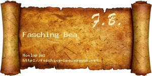 Fasching Bea névjegykártya